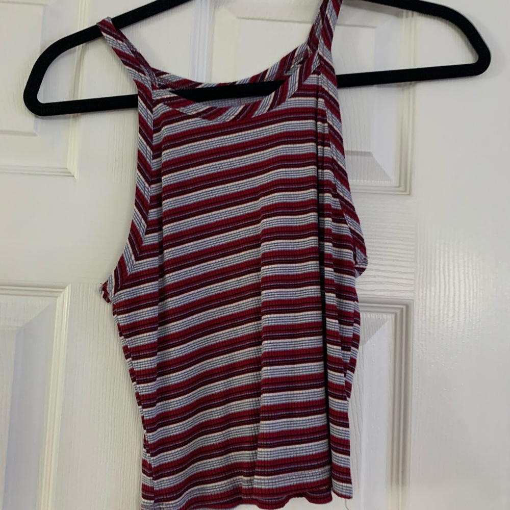 red white and blue tank top